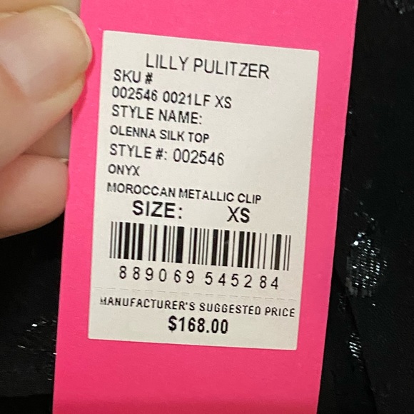 Lilly Pulitzer silk top - Picture 3 of 3